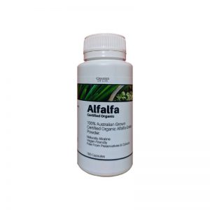 Organic Alfalfa Capsules Grasses of Life