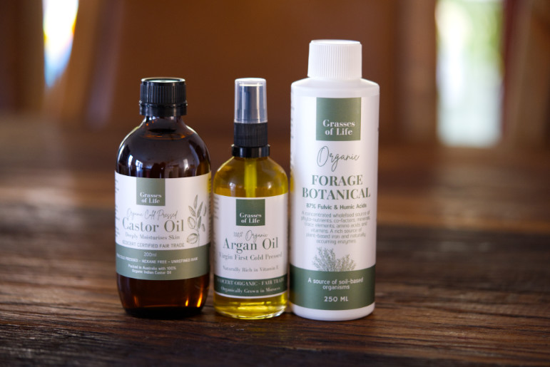 Grasses of Life Castor Oil Argan Oil and Forage Botnical