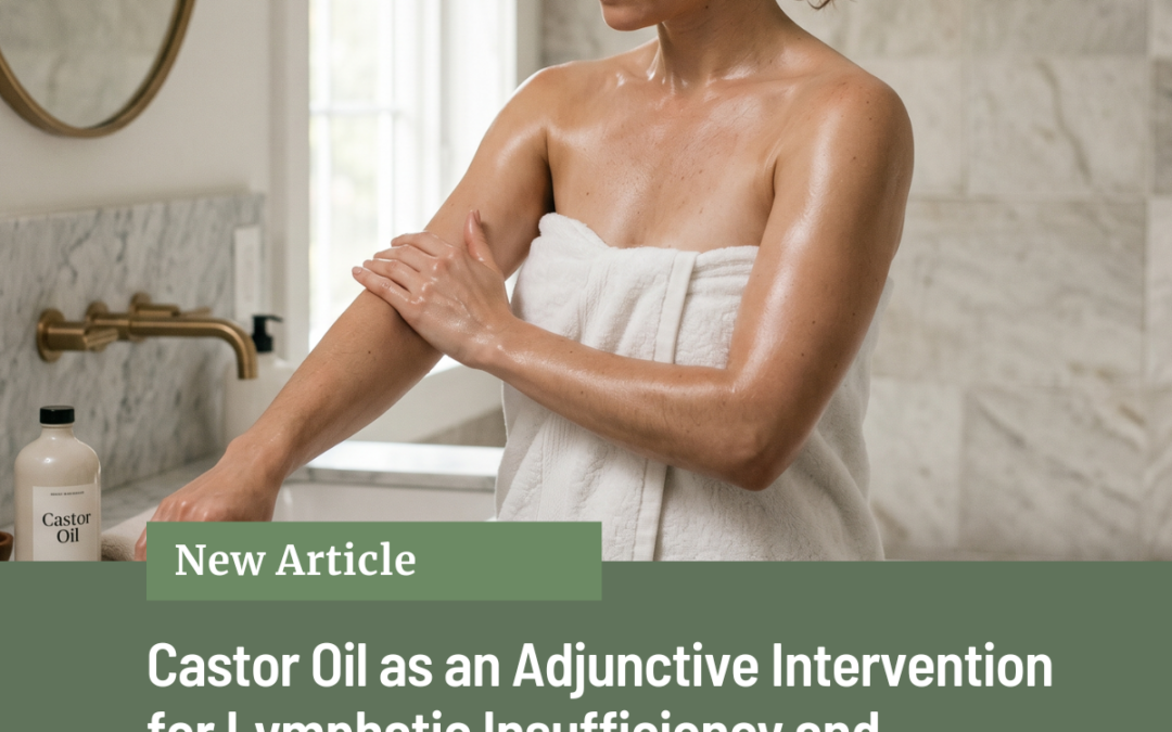 Castor Oil as an Adjunctive Intervention for Lymphatic Insufficiency and Lipedema: A Narrative Review of Mechanisms, Clinical Evidence, and Therapeutic Rationale