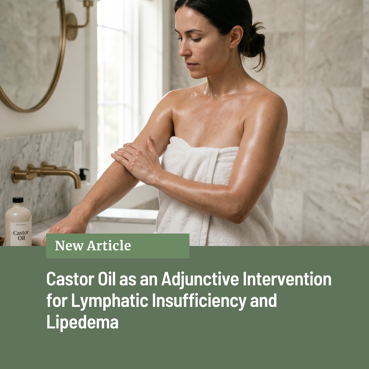Castor Oil as an Adjunctive Intervention for Lymphatic Insufficiency and Lipedema Castor Oil as an Adjunctive Intervention for Lymphatic Insufficiency and Lipedema