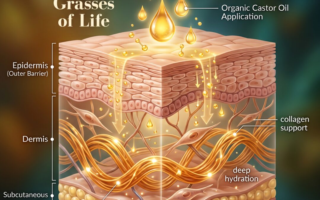 The Dermatological Mechanisms of Organic Castor Oil Collagen Synthesis Matrix Modulation and Skin Barrier Repair