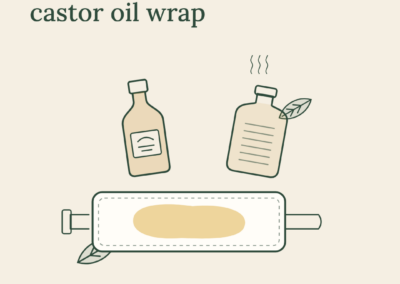 How to use a castor oil wrap